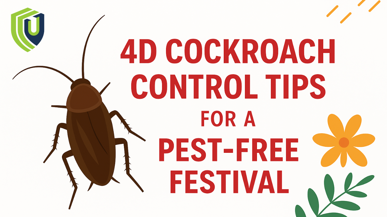 4D Cockroach Control Tips for a Pest-Free Festival